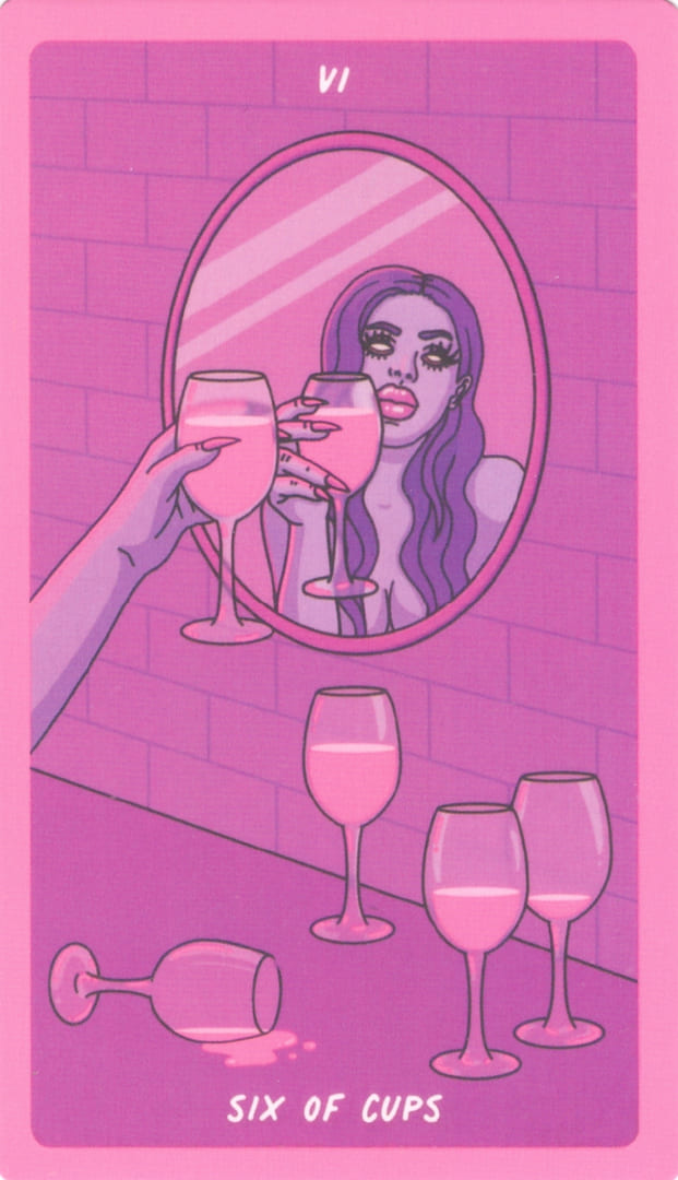 Шестёрка чаш — Exotic Cancer Tarot