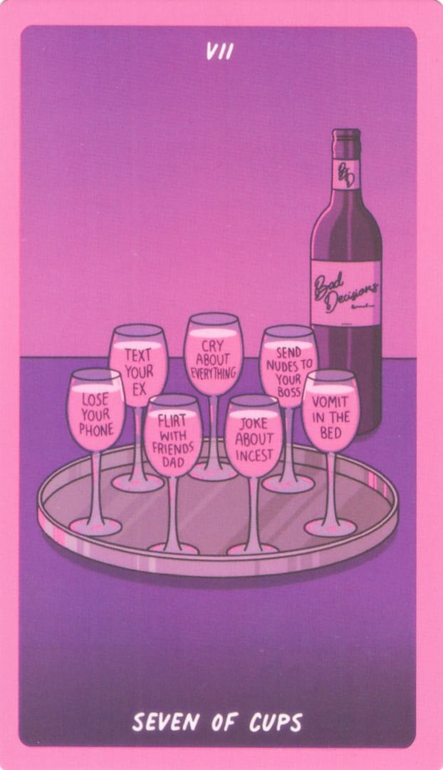 Семёрка чаш — Exotic Cancer Tarot