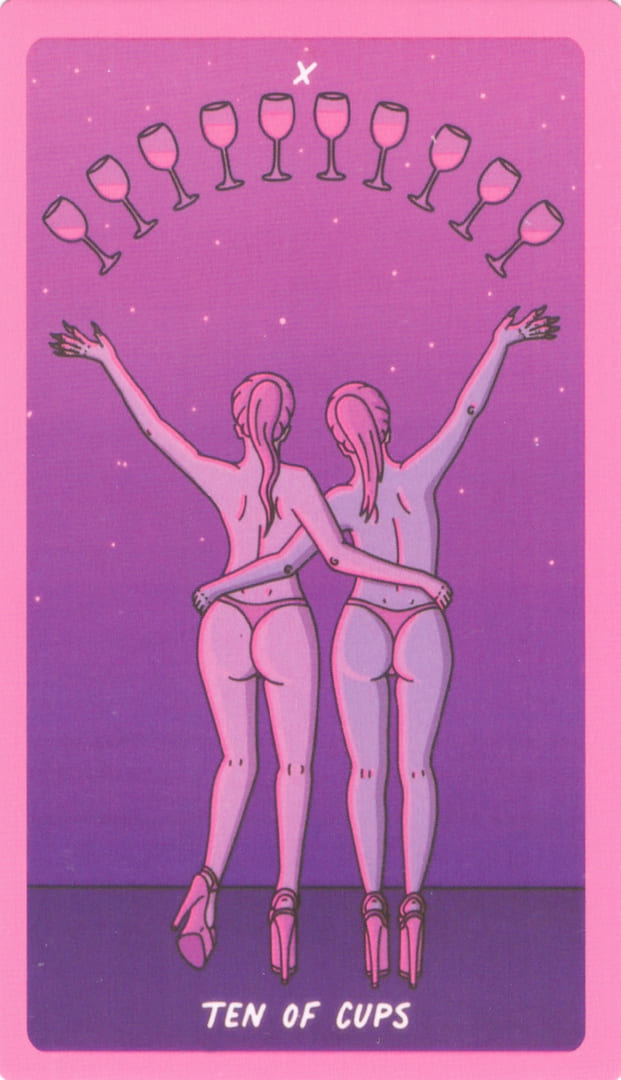 Десятка чаш — Exotic Cancer Tarot