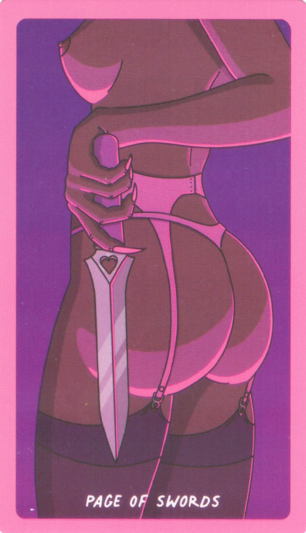 Паж мечей — Exotic Cancer Tarot