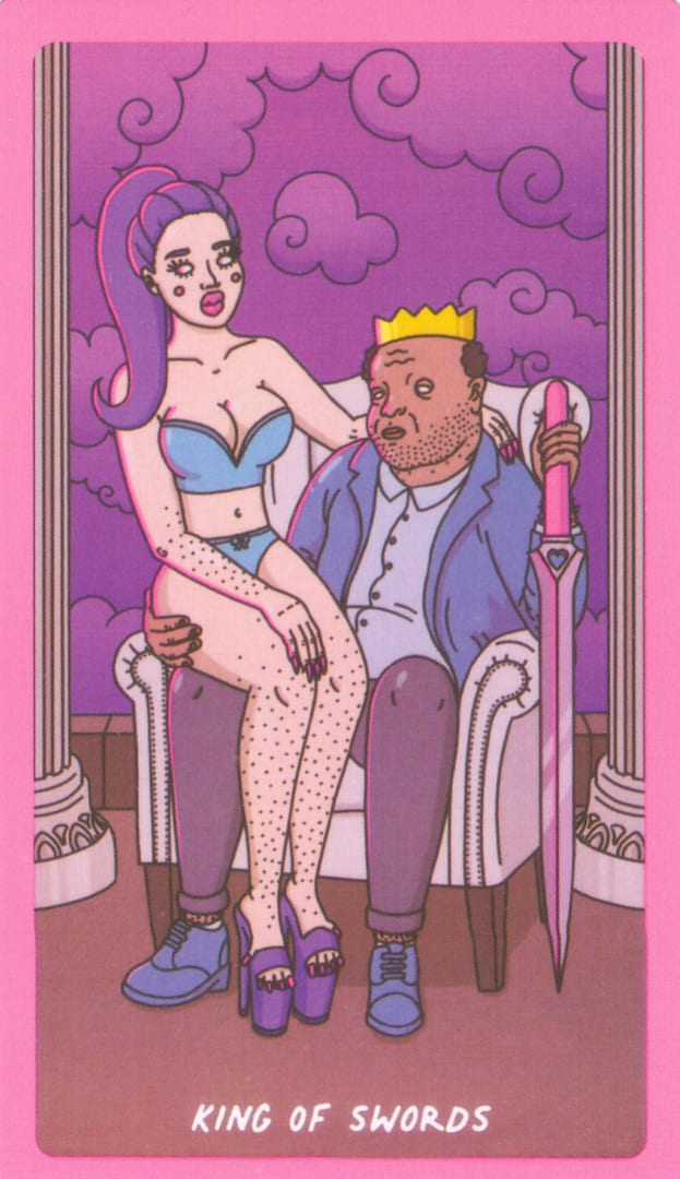 Король мечей — Exotic Cancer Tarot