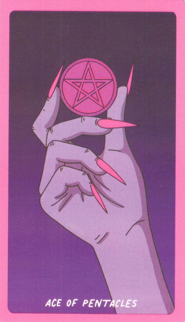 Туз пентаклей — Exotic Cancer Tarot