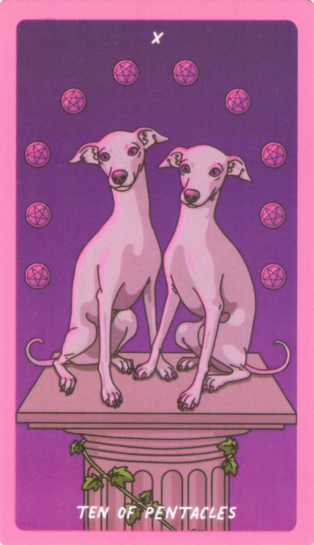 Десятка пентаклей — Exotic Cancer Tarot
