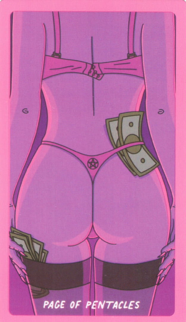 Паж пентаклей — Exotic Cancer Tarot