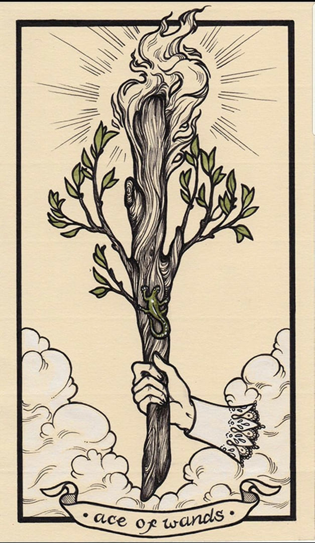 Туз жезлов — Таро Федора Павлова