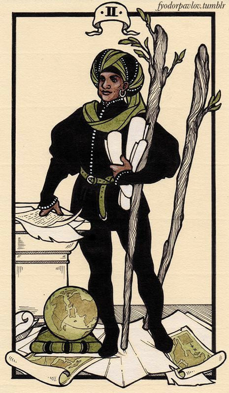 Двойка жезлов