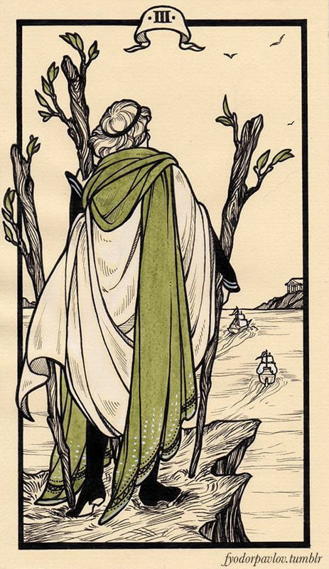 Тройка жезлов