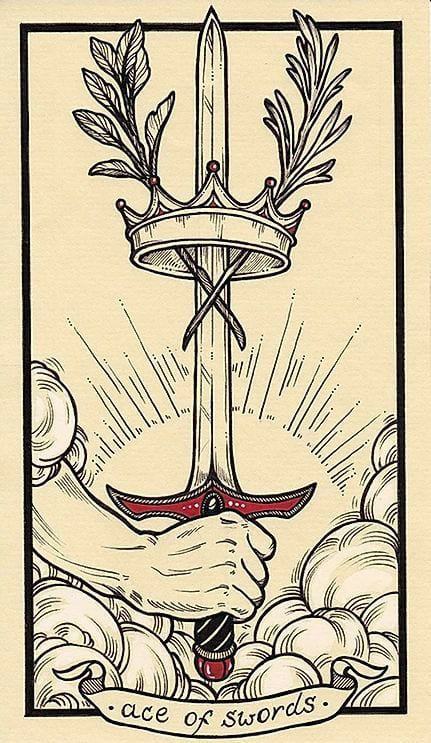 Туз мечей — Таро Федора Павлова