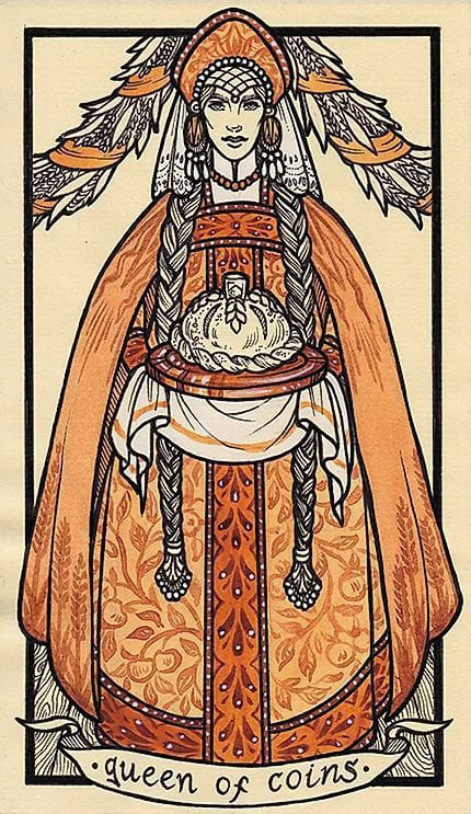 Королева пентаклей — Таро Федора Павлова