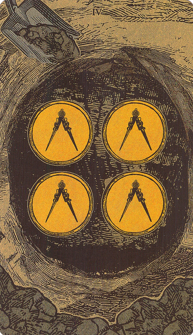 Четверка пентаклей