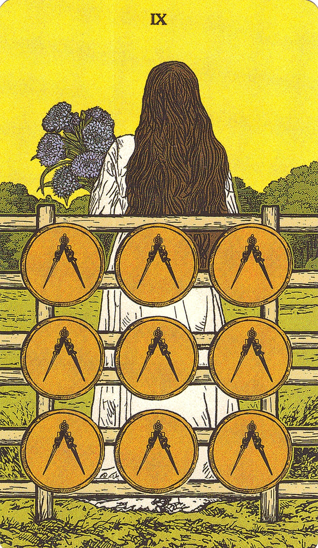 Девятка пентаклей