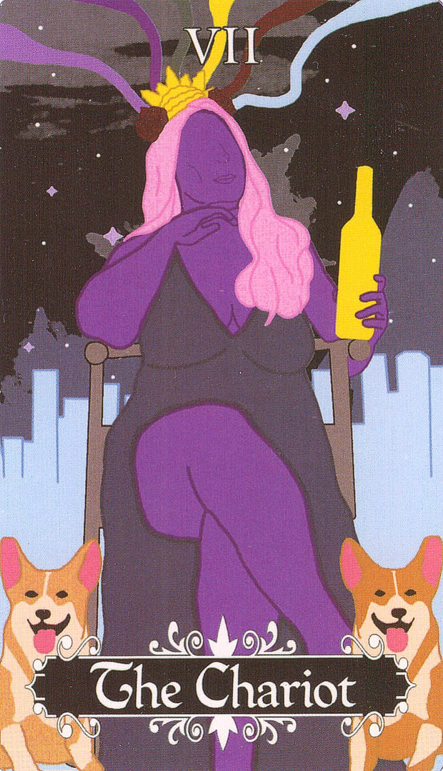 Колесница — Cosmic Coven Tarot
