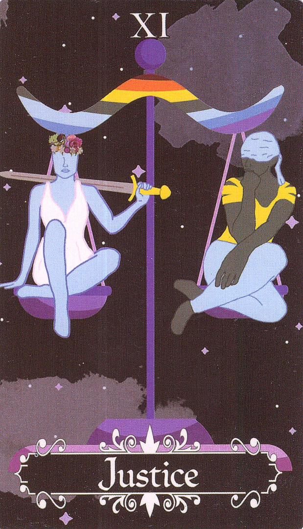 Справедливость — Cosmic Coven Tarot