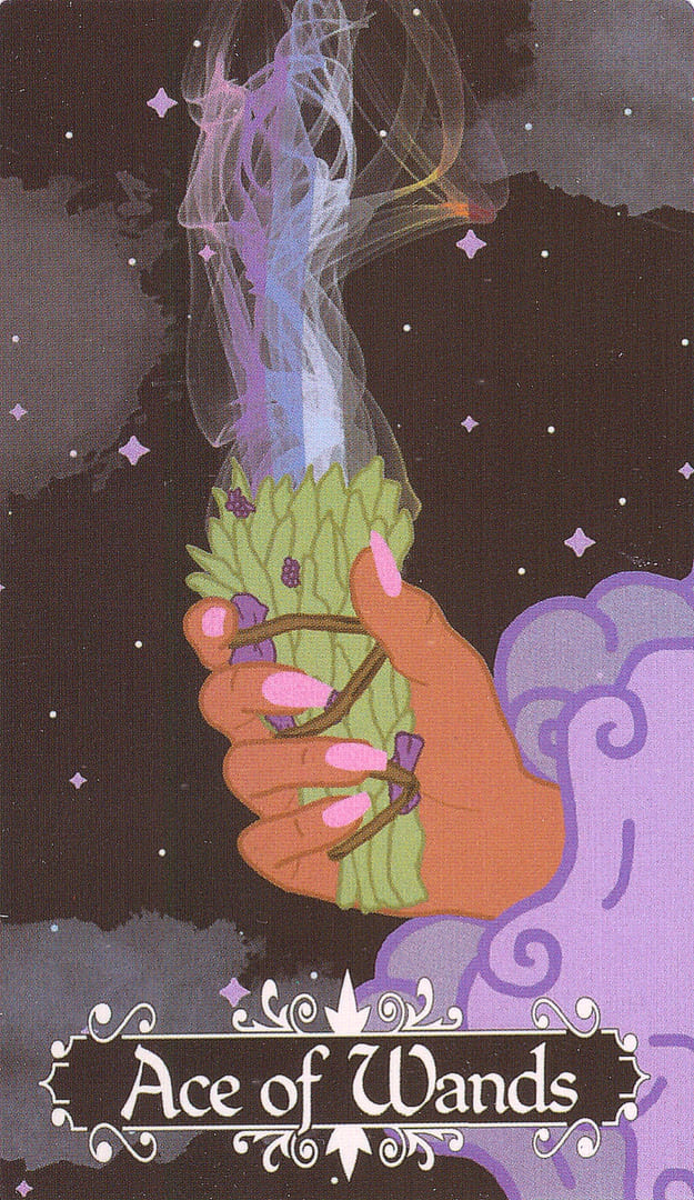 Туз жезлов — Cosmic Coven Tarot