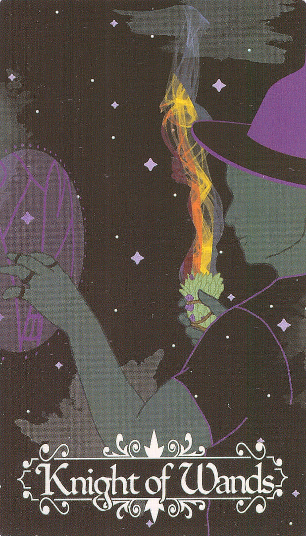 Рыцарь жезлов — Cosmic Coven Tarot