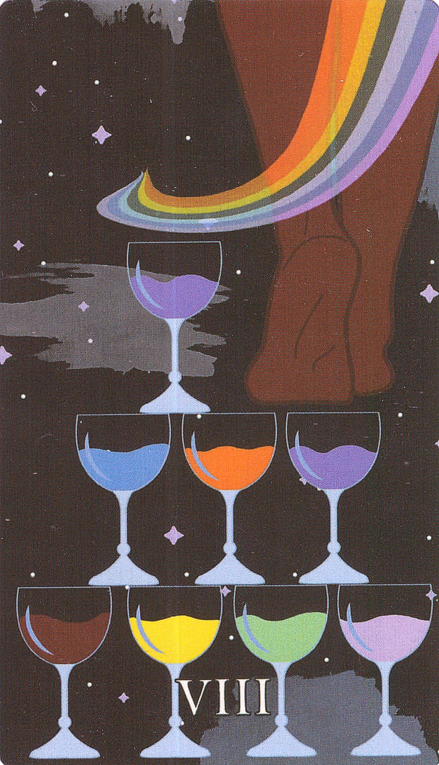 Восьмёрка чаш — Cosmic Coven Tarot