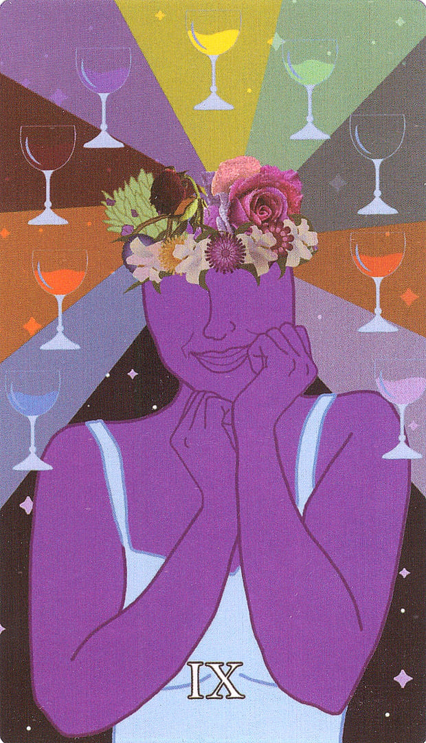 Девятка чаш — Cosmic Coven Tarot