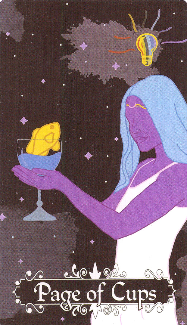 Паж чаш — Cosmic Coven Tarot