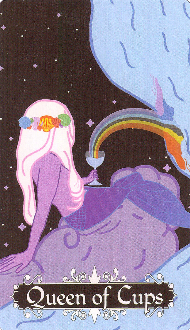 Королева чаш — Cosmic Coven Tarot
