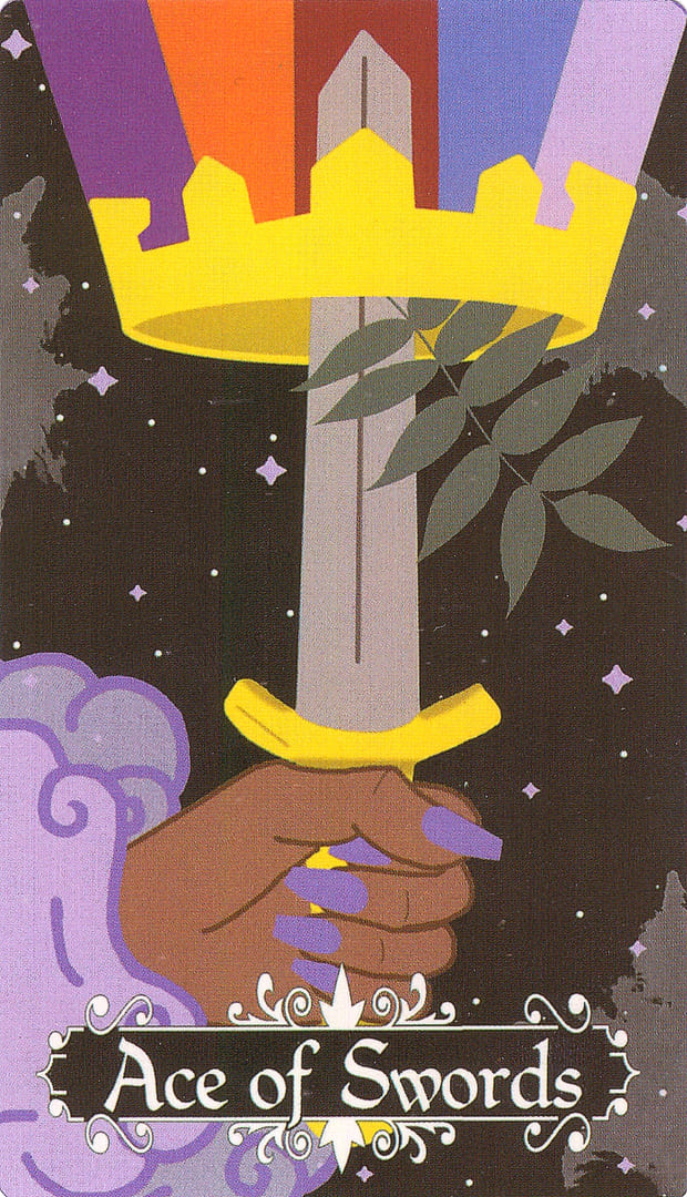 Туз мечей — Cosmic Coven Tarot