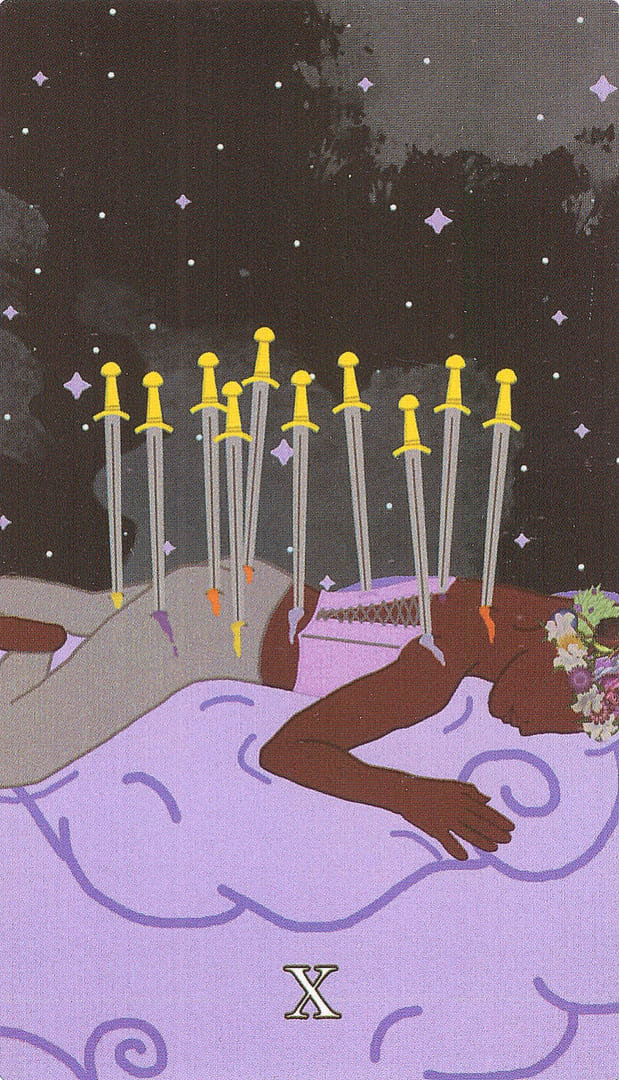 Десятка мечей — Cosmic Coven Tarot