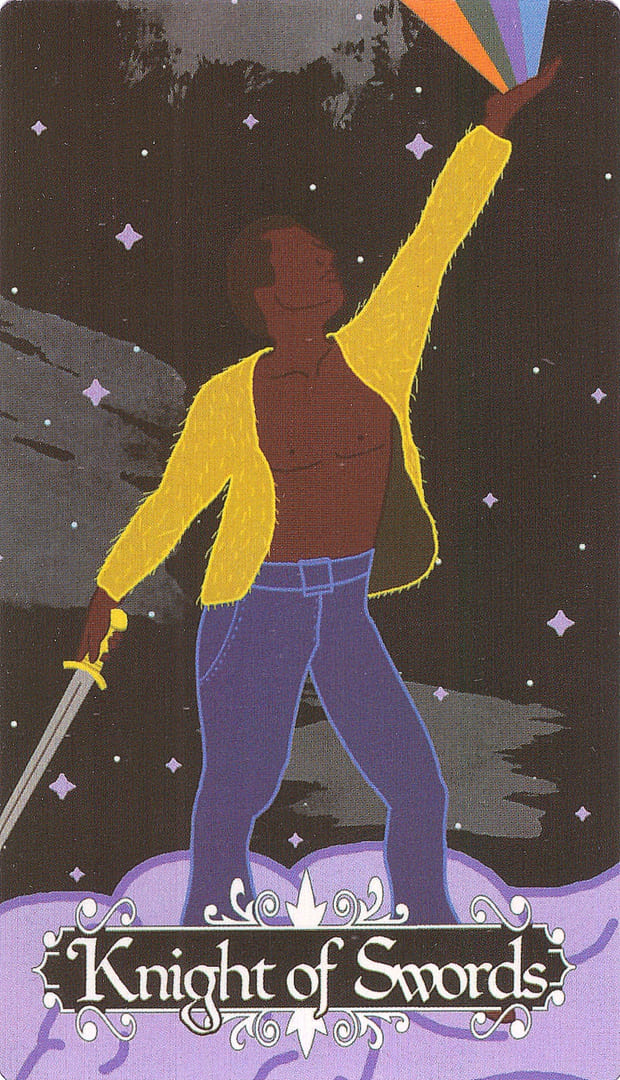 Рыцарь мечей — Cosmic Coven Tarot