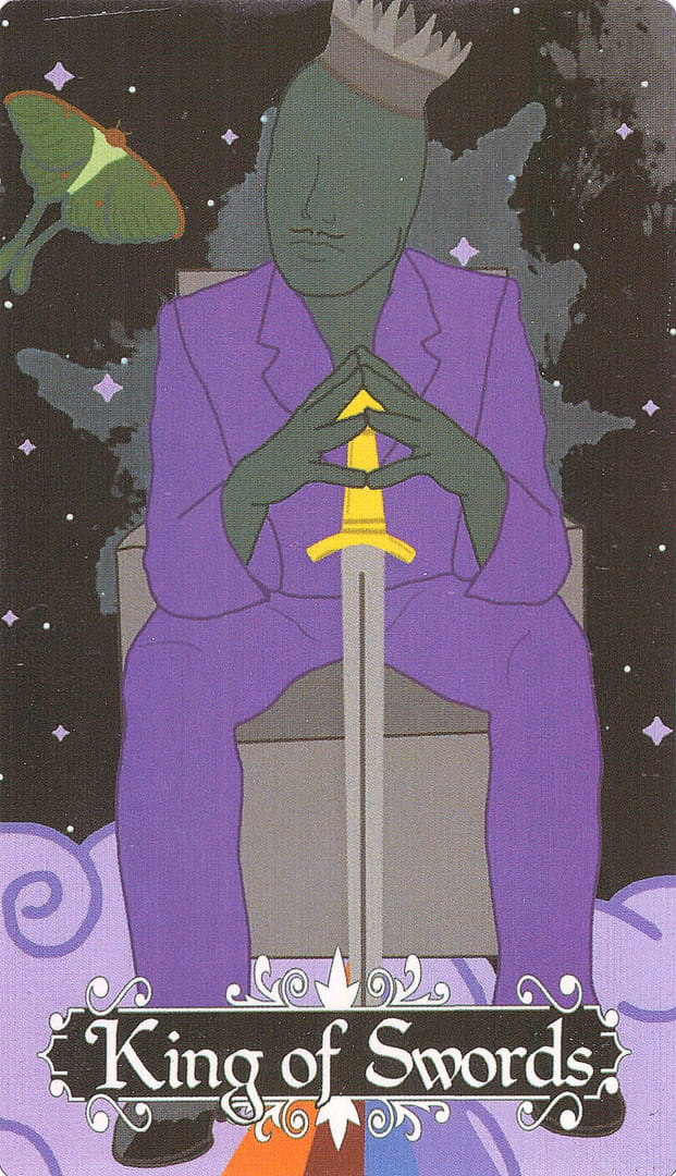 Король мечей — Cosmic Coven Tarot