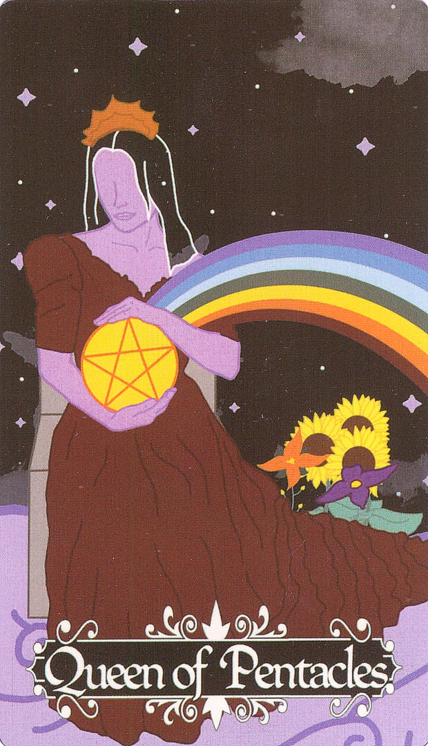 Королева пентаклей — Cosmic Coven Tarot