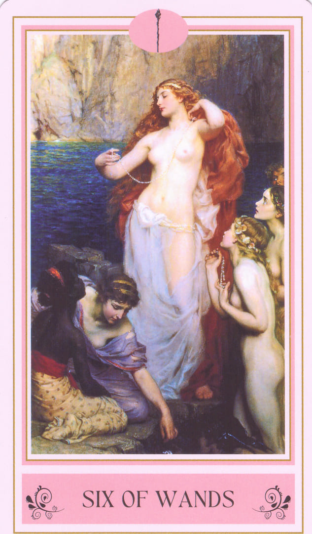 Шестёрка жезлов — Tarot of Aphrodite