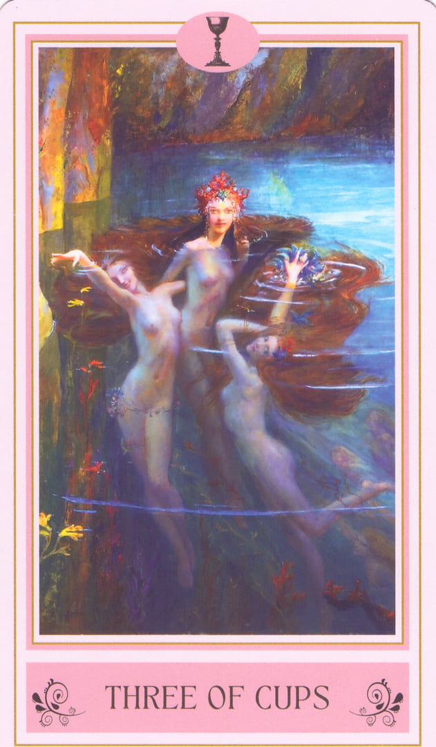 Тройка чаш — Tarot of Aphrodite