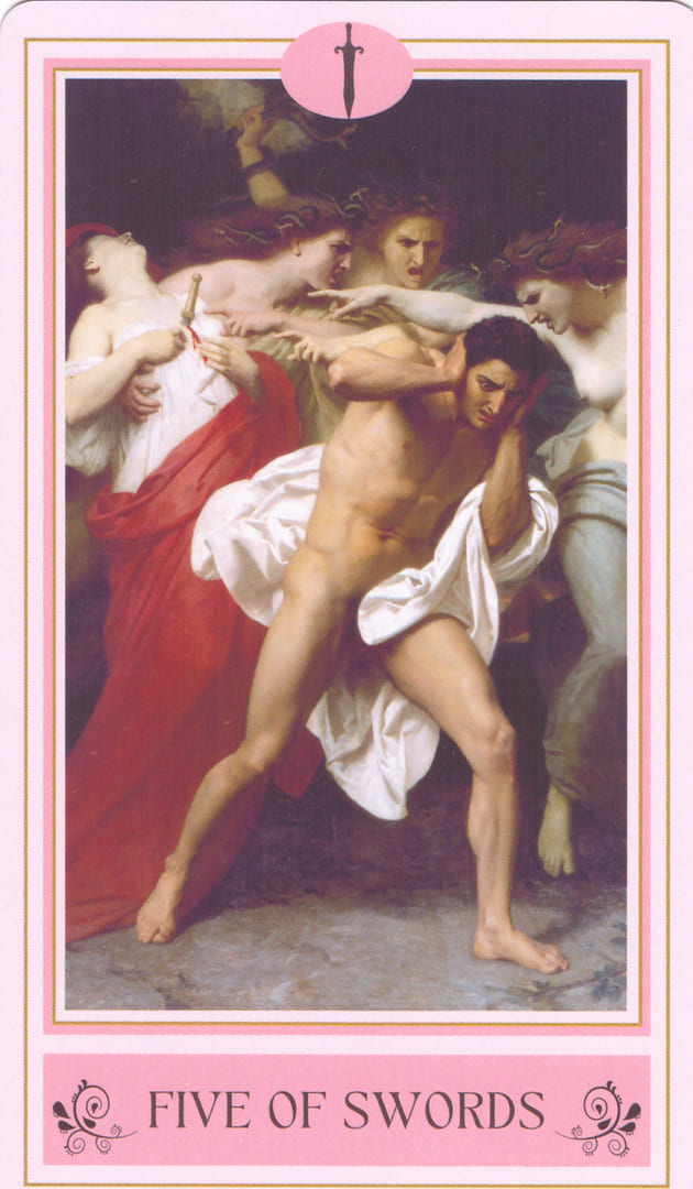 Пятёрка мечей — Tarot of Aphrodite
