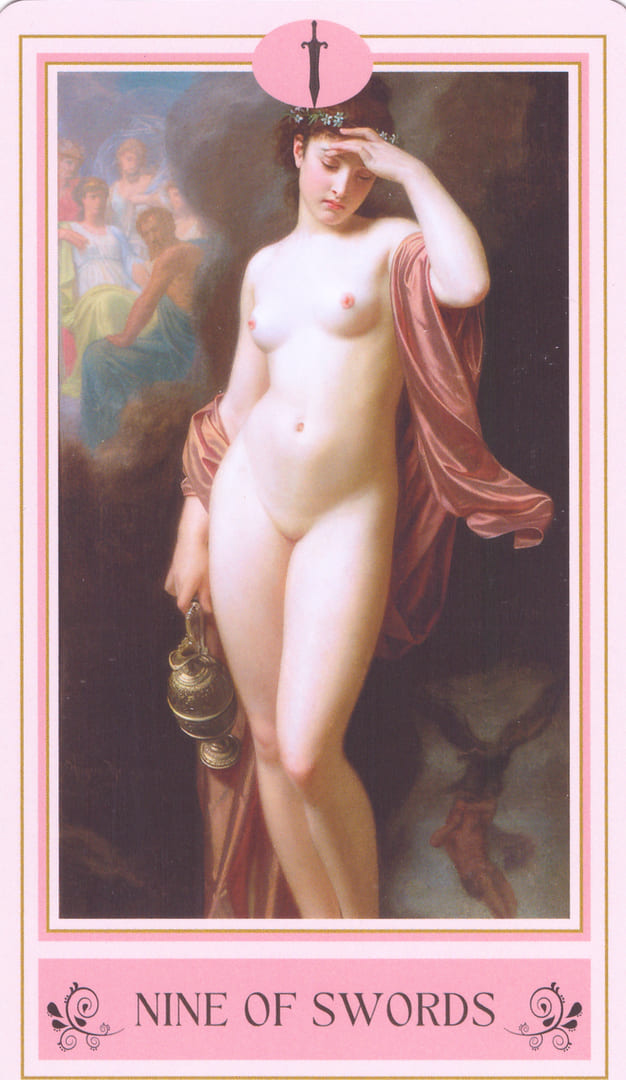 Девятка мечей — Tarot of Aphrodite