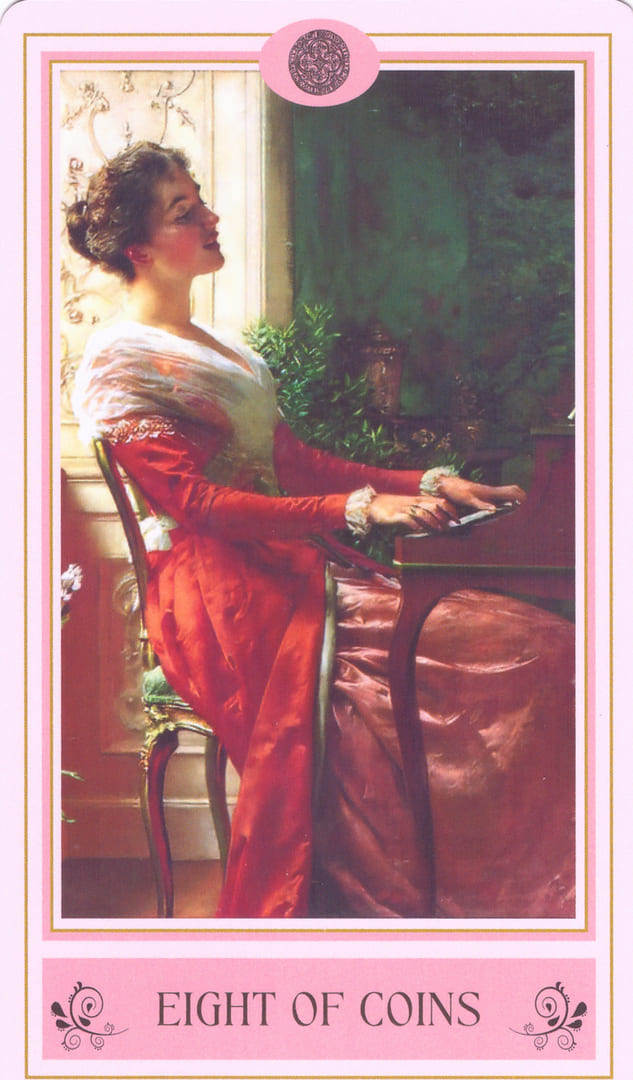 Восьмёрка пентаклей — Tarot of Aphrodite