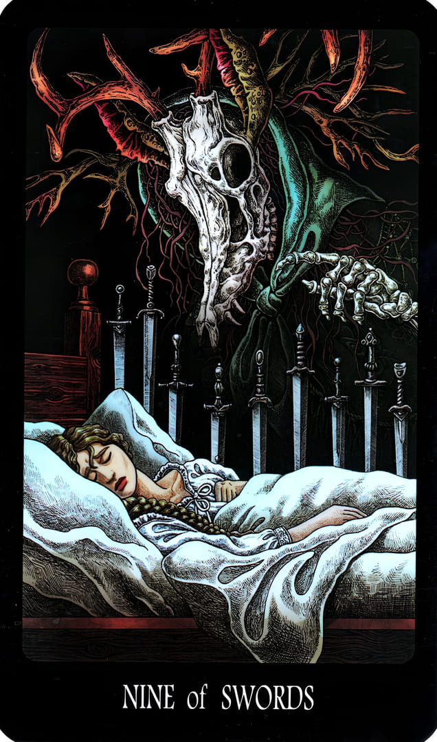 Девятка мечей — Таро Славянских Легенд