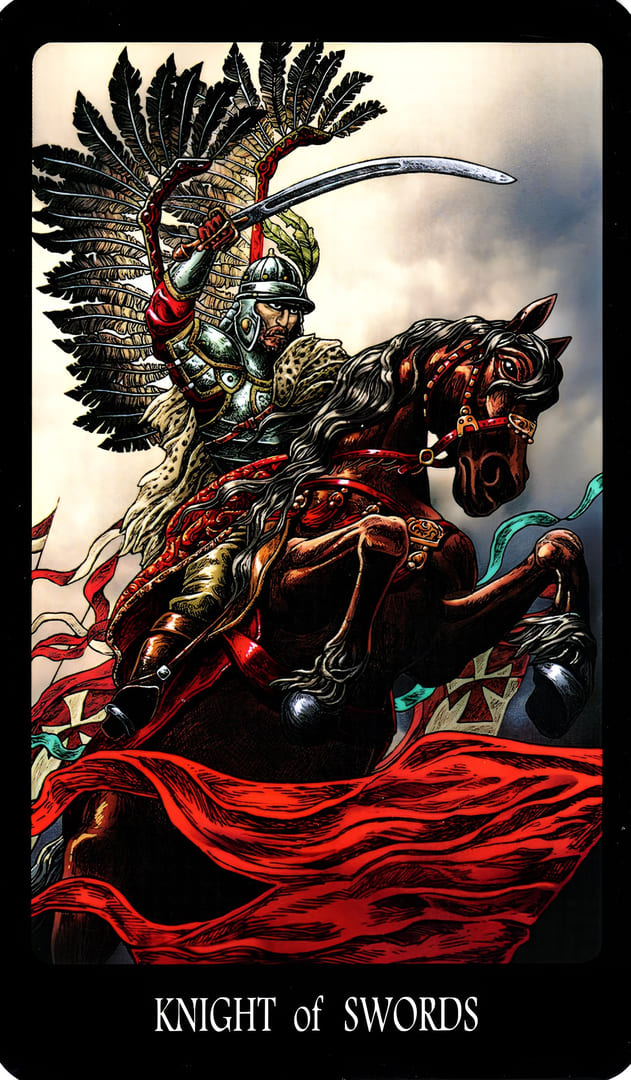 Рыцарь мечей — Таро Славянских Легенд