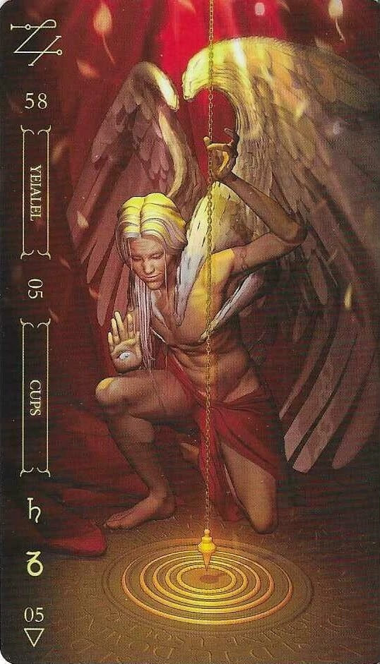 Пятёрка чаш — Таро Нотория