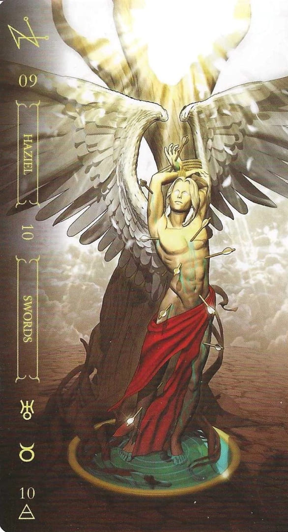 Десятка мечей — Таро Нотория