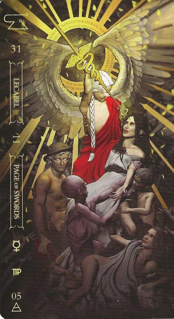 Паж мечей — Таро Нотория