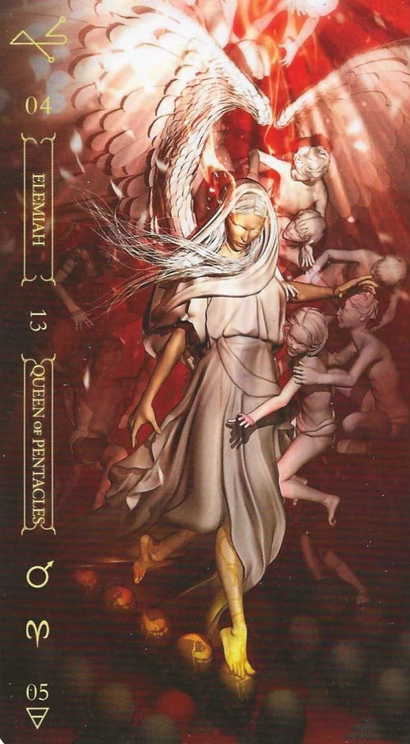 Королева пентаклей — Таро Нотория