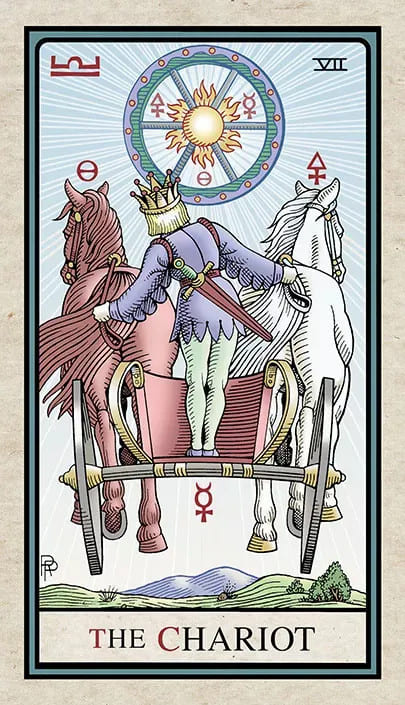 Колесница — Алхимическое Таро