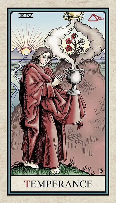 Умеренность — Алхимическое Таро