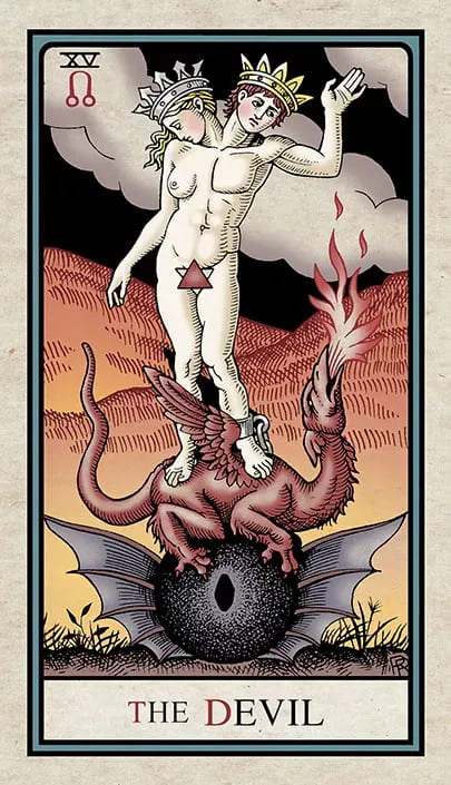 Дьявол — Алхимическое Таро