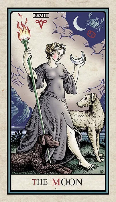 Луна — Алхимическое Таро