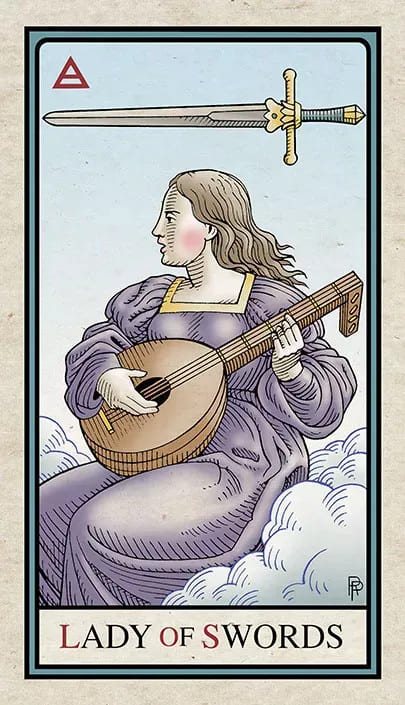 Паж мечей — Алхимическое Таро