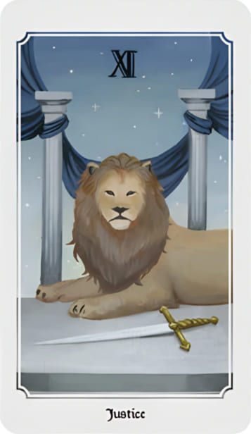 Справедливость — Таро Анима Мунди
