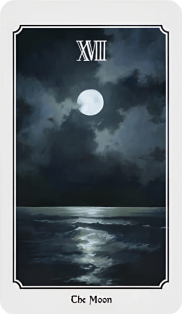 Луна — Таро Анима Мунди