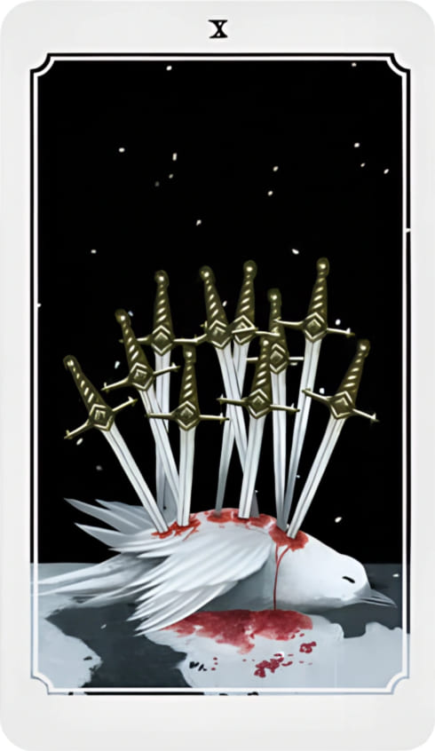 Десятка мечей — Таро Анима Мунди