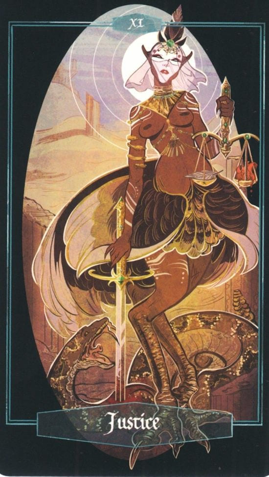 Справедливость — Children of Litha Tarot