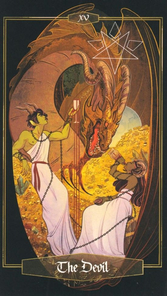 Дьявол — Children of Litha Tarot