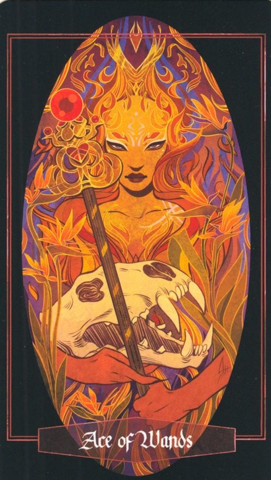 Туз жезлов — Children of Litha Tarot